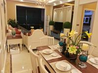 88㎡户型的餐厅与客厅展示