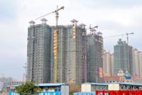 江南华庭外墙已贴好砖