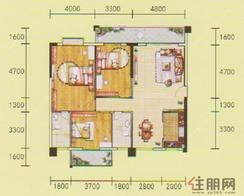 【05户型】3室2厅2卫1厨2阳台