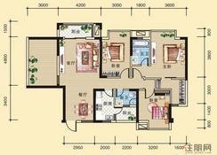 【二期A2户型】3室2厅2卫1厨3阳台