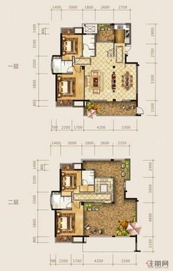 【C2户型】4室2厅4卫1厨2阳台