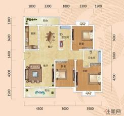 【5#D2】3室2厅2卫1厨2阳台