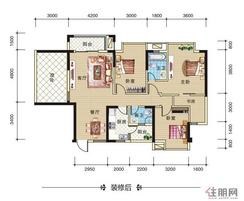 【{汇豪城二期}A2户型】3室2厅2卫1厨3阳台