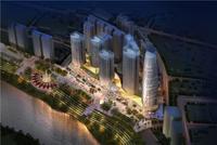 泛宇邕江一品鸟瞰夜景效果图（2014.07.14）