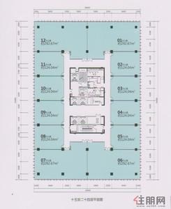 【2#号楼15-24层平面图】