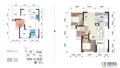 【A-2户型】2室2厅1卫1厨2阳台