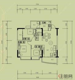 【二期A-2户型】3室2厅1卫1厨3阳台
