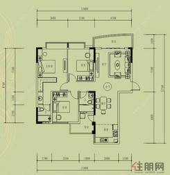 【二期A-3户型】3室2厅2卫1厨2阳台