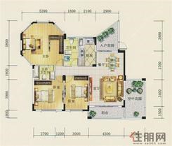 【6#楼01户型】3室2厅2卫1厨1阳台