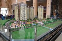 御江西街沙盘实景图