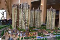 御江西街沙盘实景图