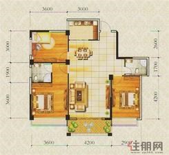 【C户型】3室2厅2卫1厨1阳台