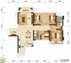 【1栋2-04户型】4室2厅2卫1厨3阳台