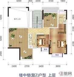 【复式2上层 】5室2厅4卫1厨4阳台