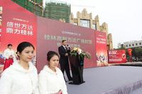 桂林高新万达广场全线封顶 (3)