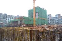 正在施工建设的1#楼