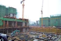 1#、2#楼工程进度稳步推进