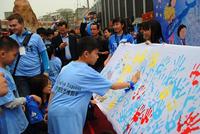 关注自闭症儿童公益活动现场