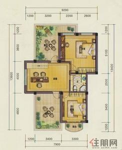 【G1复式二层户型】2室1卫1阳台