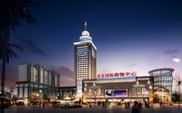 商业中心夜景图