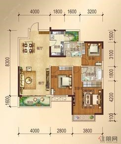 【2#楼一单元05户型】3室2厅2卫1厨2阳台