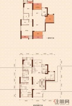 【02/03户型】2室2厅2卫1厨3阳台
