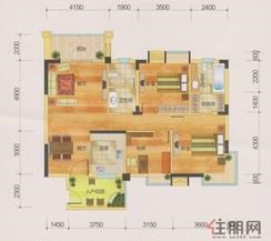【16/17/18#户型】3室2厅2卫1厨1阳台