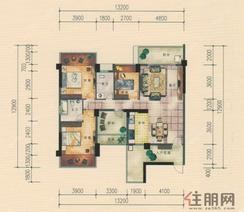 【A2户型】3室2厅2卫1厨2阳台