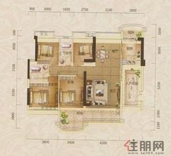【9/13座01、02单元】4室2厅2卫1厨2阳台