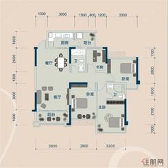 【云星钱隆御景4#B1户型】4室2厅2卫1厨2阳台