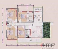 【B户型】4室2厅2卫1厨2阳台