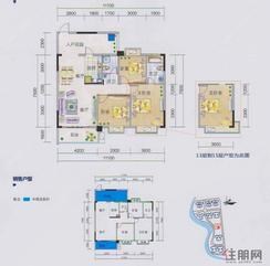 【5#C户型】3室2厅2卫1厨2阳台