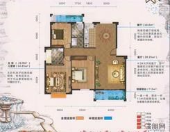 【A2户型】3室2厅2卫1厨2阳台