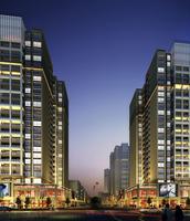 春江嘉园沿街夜景透视图