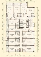 银座(A2单元)5-18层平面图