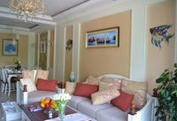 88㎡样板房的客厅与餐厅展示