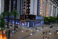 宏桂香兰花园沙盘实景图