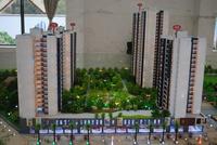 宏桂香兰花园沙盘实景图