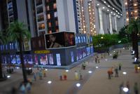 宏桂香兰花园沙盘实景图