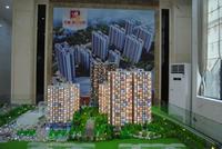 宏桂香兰花园沙盘实景图