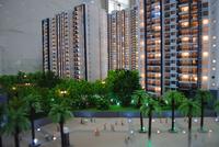 宏桂香兰花园沙盘实景图