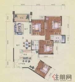 【D户型】4室2厅2卫1厨2阳台