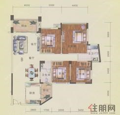 【B户型】4室2厅2卫1厨2阳台
