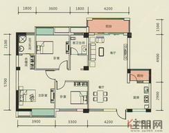 【4#楼A3户型】3室2厅2卫1厨2阳台