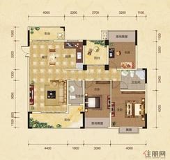 【赤瑛轩C10-B户型】3室2厅2卫1厨3阳台