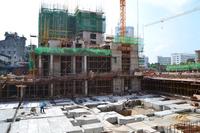 1号楼3单元地基已做好