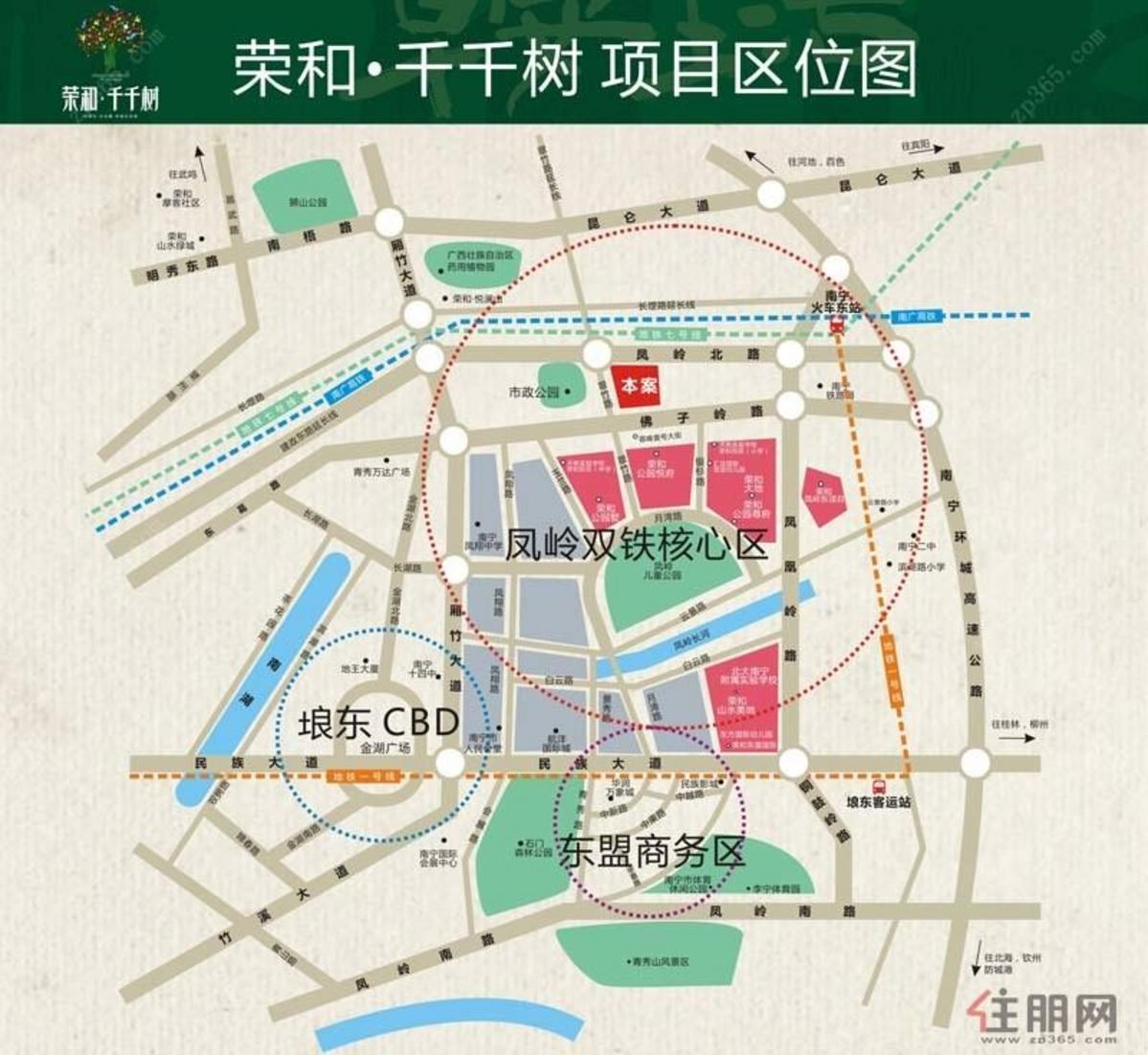 荣和·千千树交通图（2014.5.15）