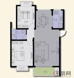 【嘉和万世 C户型】2室2厅1卫
