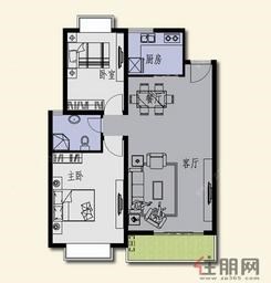 【嘉和万世 D户型】2室2厅1卫