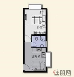 【嘉和万世 E户型】1室1厅1卫